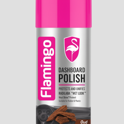 Flamingo Car Dashboard Polish Spray 450ml – Shine & Protect Interior Surfaces - Image 5