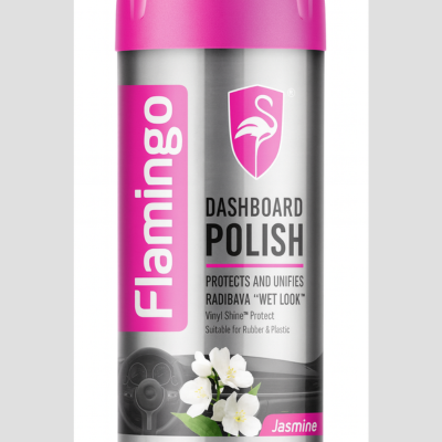 Flamingo Car Dashboard Polish Spray 450ml – Shine & Protect Interior Surfaces - Image 3