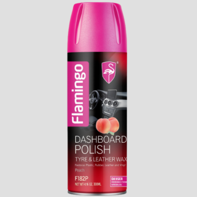 Flamingo Car Dashboard Polish Spray 450ml – Shine & Protect Interior Surfaces