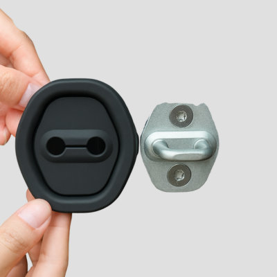 4PCS Car Door Lock Silicone Protective Pad – Shock Absorbing, Scratch Guard, Noise Reduction