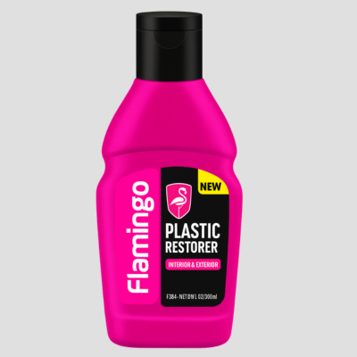 Flamingo Plastic Restorer – 300ml | Restores Faded Plastic, Vinyl & Rubber