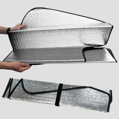 Universal Car Front Wind Screen Protector Foil – Foldable High Quality Sun Shade for All Cars & 4x4