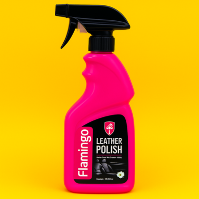 Flamingo Leather Polish 500ml – Car Seats, Dashboard, Carpets & Mats Protector - Image 4