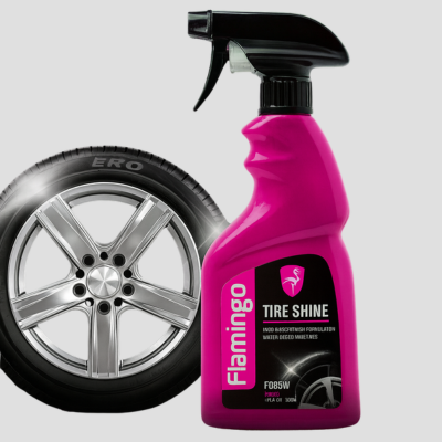 Flamingo Tire Shine 500ml – Tire Polish, Tire Wax & High Gloss Spray