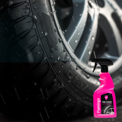 Flamingo Tire Shine 500ml – Tire Polish, Tire Wax & High Gloss Spray - Image 5